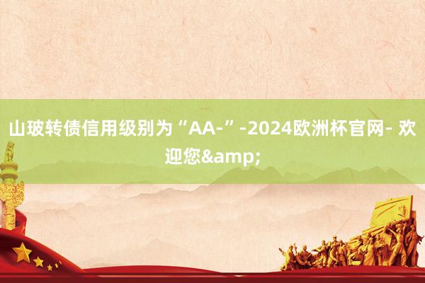 山玻转债信用级别为“AA-”-2024欧洲杯官网- 欢迎您&