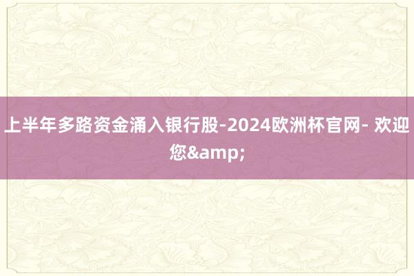 上半年多路资金涌入银行股-2024欧洲杯官网- 欢迎您&