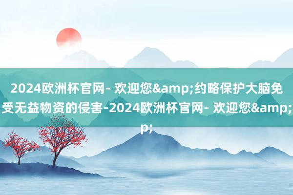 2024欧洲杯官网- 欢迎您&约略保护大脑免受无益物资的侵害-2024欧洲杯官网- 欢迎您&