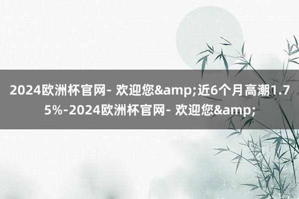 2024欧洲杯官网- 欢迎您&近6个月高潮1.75%-2024欧洲杯官网- 欢迎您&